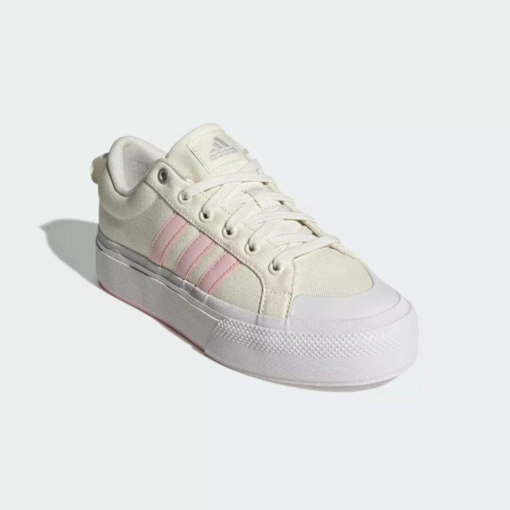 Adidas Bravada 2.0 Platform Women's Shoes Off White Clear Pink White Sz6